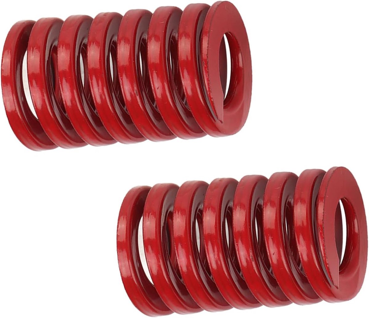 SnelShoppen - 2017-2020 Rode 25mm OD Coil Stempelveer Achterklep Schokdemper Vervangingsveer voor Achterklep met Hoge Kwaliteit Aluminium Legering