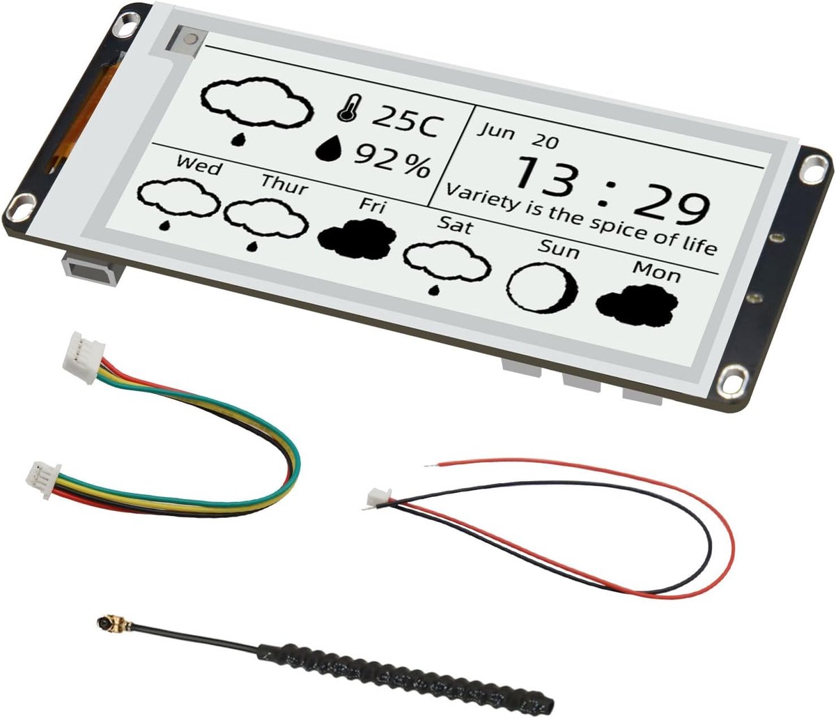 LoRa E-Ink Display 2.13 Inch - ESP32-S3R8 Ontwikkelbord - Geschikt voor Arduino en Raspberry Pi - ShopVlot