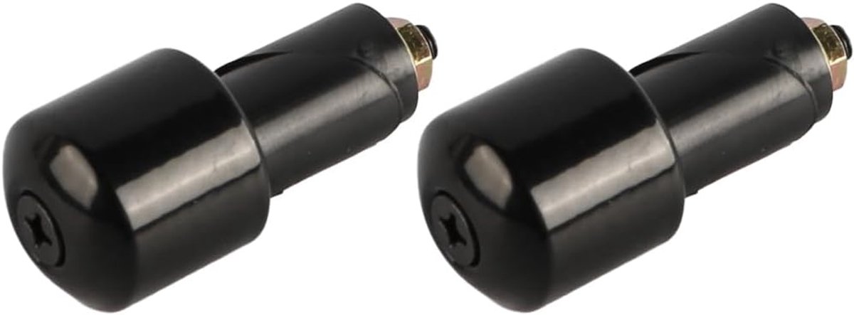 SnelShoppen - 1 Paar Motorfiets Handvat Crash Bar Eindkappen Stalen Handvat Eindadapter Grip Throttle Aanpassing Handvat Eind Balancer Geschikt voor 2