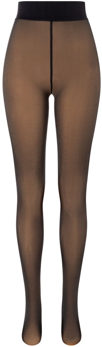 s.Oliver, Dames thermopanty, 120 DEN transparant beige binnenkant warm katoenen kruis platte naden comfort panty thermo dagelijks modieus zacht soepel basic look veelzijdig