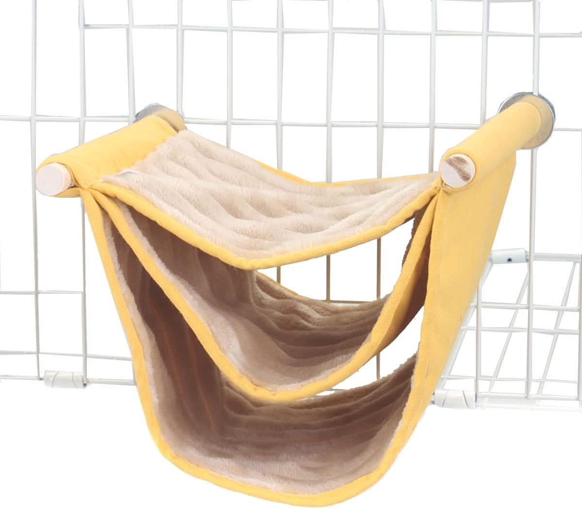 Hammock voor kleine dieren - Hangmat voor hamsters, parkieten en ratten met warm fleece en drie lagen