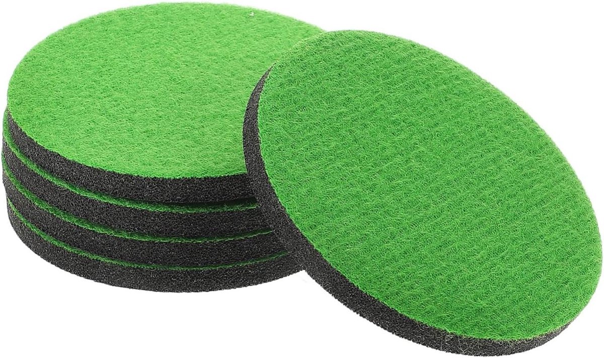Glas Polijstschijven - Krasverwijderaar Set - Glas Herstellen - Voor Auto en Huis - 7.3 cm - Groen