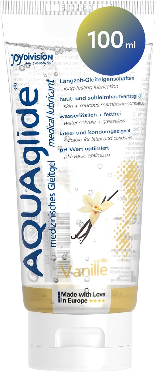 AQUAglide Glijmiddel Vanille - 100 ml
