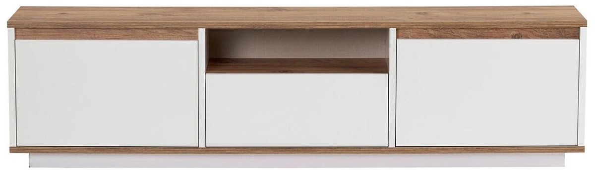 CALICOSY - Tv-meubel met 3 kleppen, 1 nis L160 cm - LUME