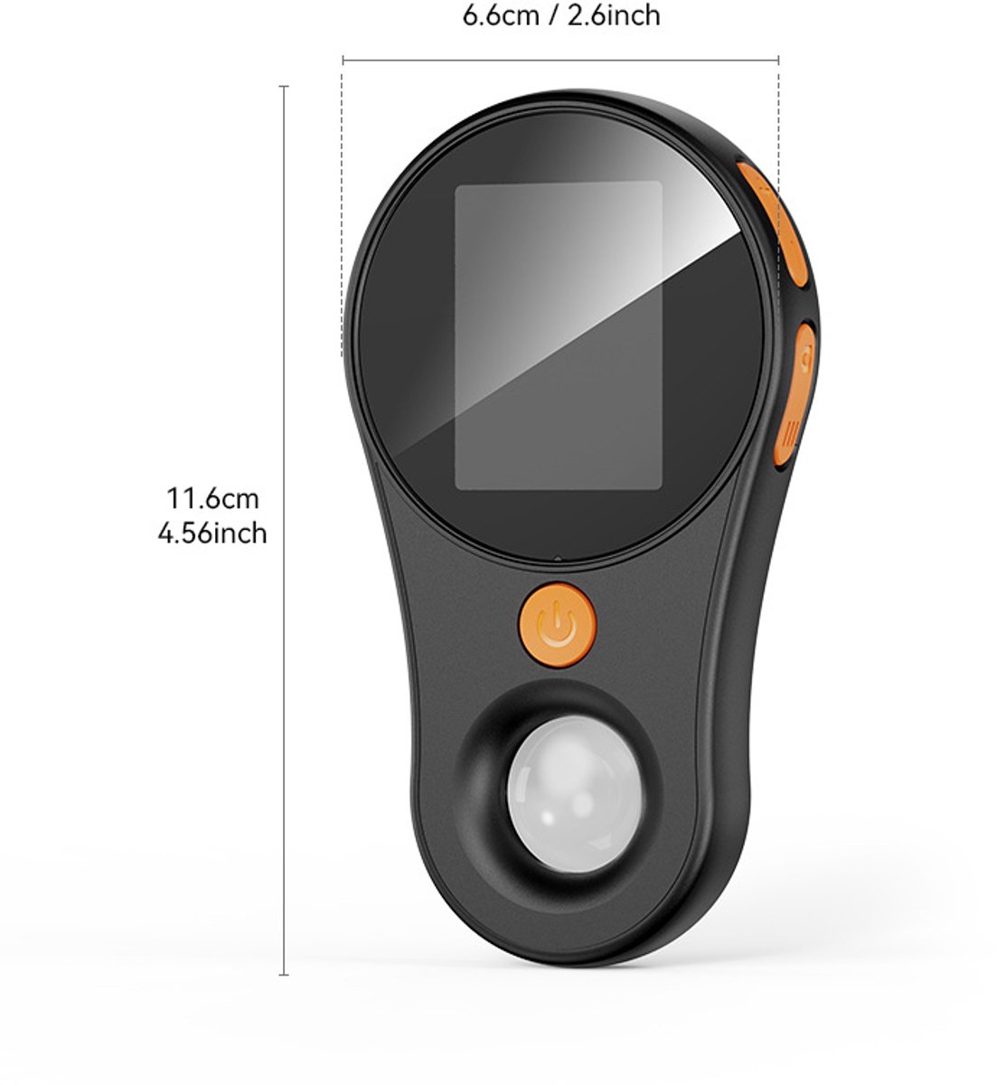 Handmicroscoop 200X voor volwassenen/kinderen – mini-zakmicroscoop met 2,0'' IPS-scherm en 8 instelbare LED's – oplaadbare digitale microscoop – compatibel met PC-weergave – Windows – zwart.