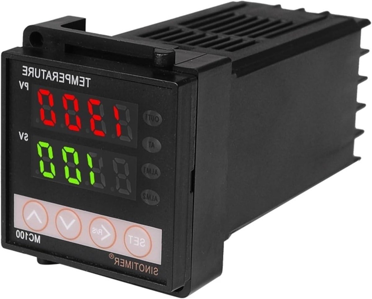 Digitale Temperatuurregelaar - Thermostaat Regelaar - Temperatuur Beheersen - Dubbel Display Venster - 48x48x110mm - Niet gespecificeerd