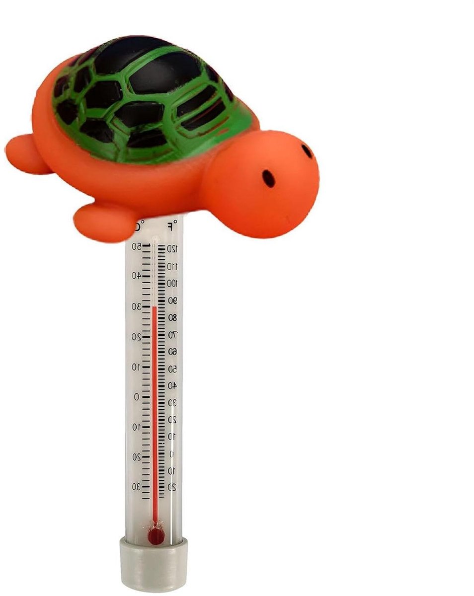 Zwembad Temperatuurmeter - Drijvend Meetinstrument - Water Temperatuur Meten - Snel en Nauwkeurig - 17.9 cm - Multicolor