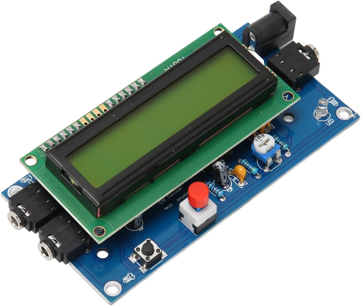 SnelShoppen - Morse Code Reader DC7-12V 500mA LED Display, Morse Code Decoder, CW Decoder voor DIY Projecten, Klein en Draagbaar