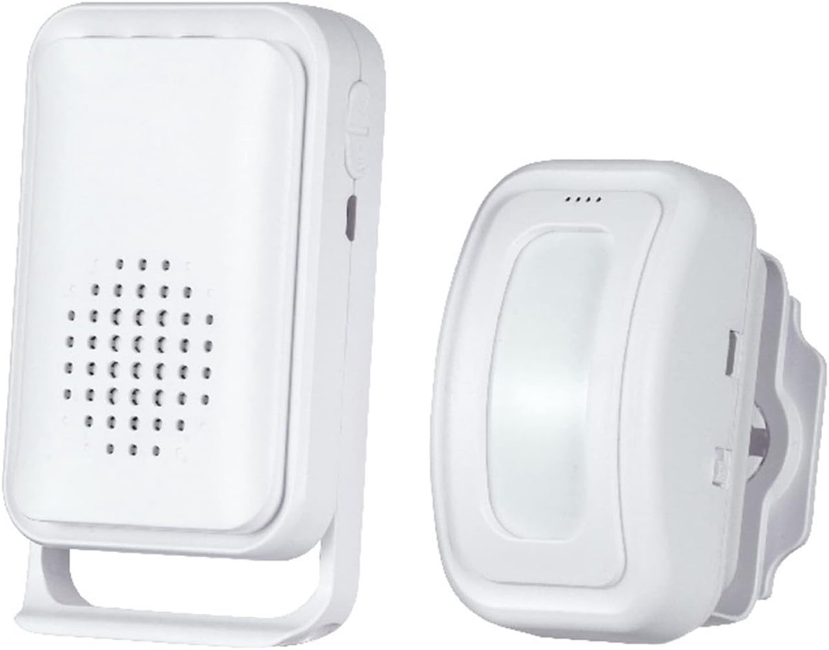 SnelShoppen - Draadloze Motion Sensor Deurbel Set met Afstandsbediening - Multifunctionele Welkom Deurbel voor Thuis, Kantoor, Winkel, Garage, Oprit -