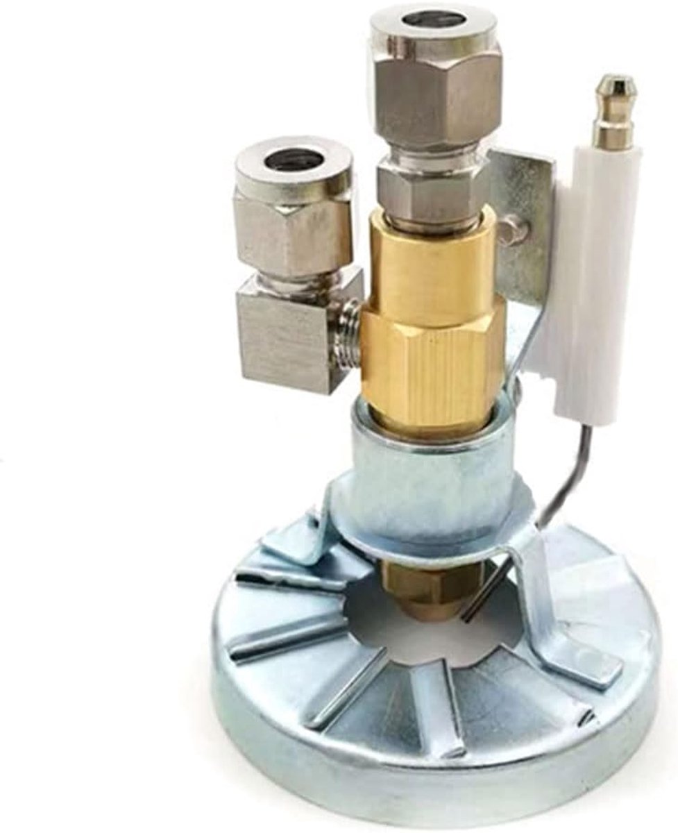 SnelShoppen - Waste Oil Burner Nozzle Sifon Lucht Verneveling Spraymondstuk Elektroden 0.5-2.0MM (2.0MM) - Voor Precisie Verneveling en Atomisatie