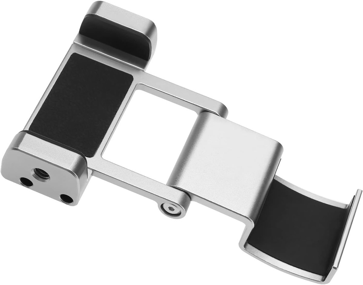 SnelShoppen - Mobiele Telefoonhouder met 1/4 Inch Draad Geschikt voor DJI Pocket 2 / Osmo Pocket - Vouwbare Smartphone Stand voor 58~82mm Breedte - Id