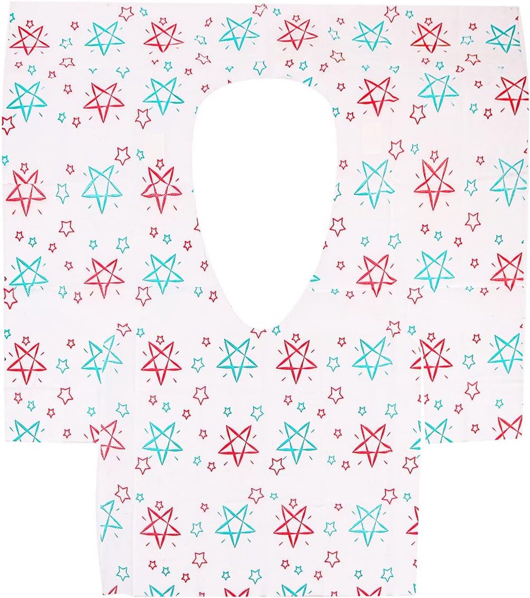 CENPEK 25 PCS Disposable Toilet Cushions Non-Woven Fabric Non-Slip Toilet Seat Cover for Shopping Malls Hotel - ShopVlot