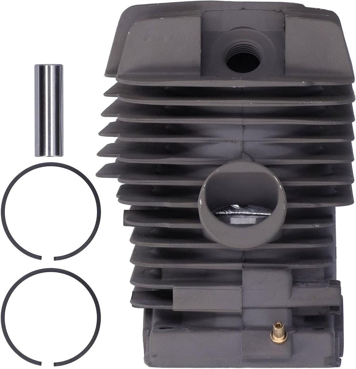Kettingzaag Cilinderkit - Zuiger Kit - Onderhoud Tuin - Aluminium Legering - 777g - Zilver