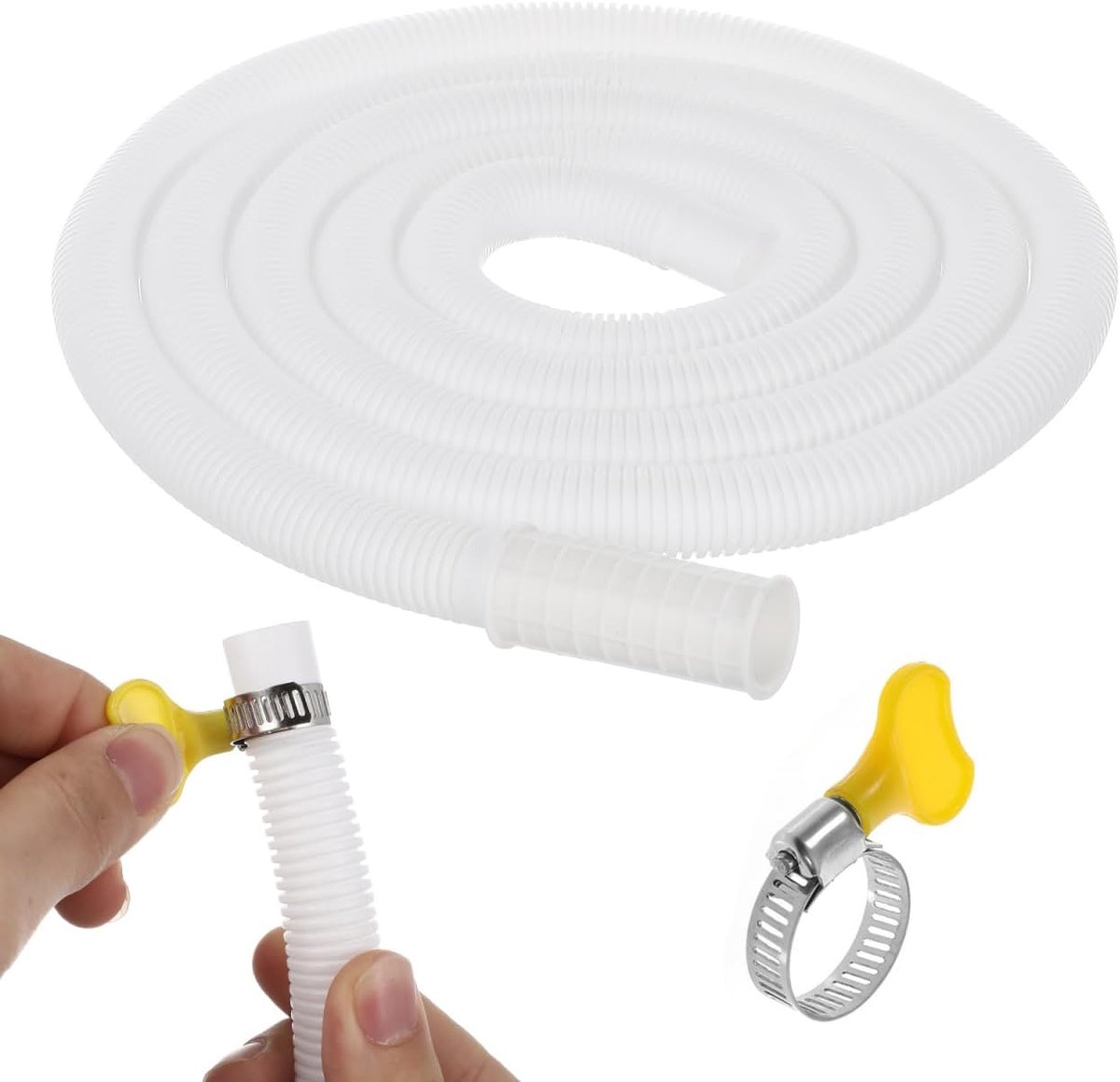 SnelShoppen - Flexibele Afvoerslang voor Wasmachine, Semi-Automatische Afvoerslang, 15-20 mm Aansluiting, Hoogwaardige Rubber, Meerdere Toepassingen,