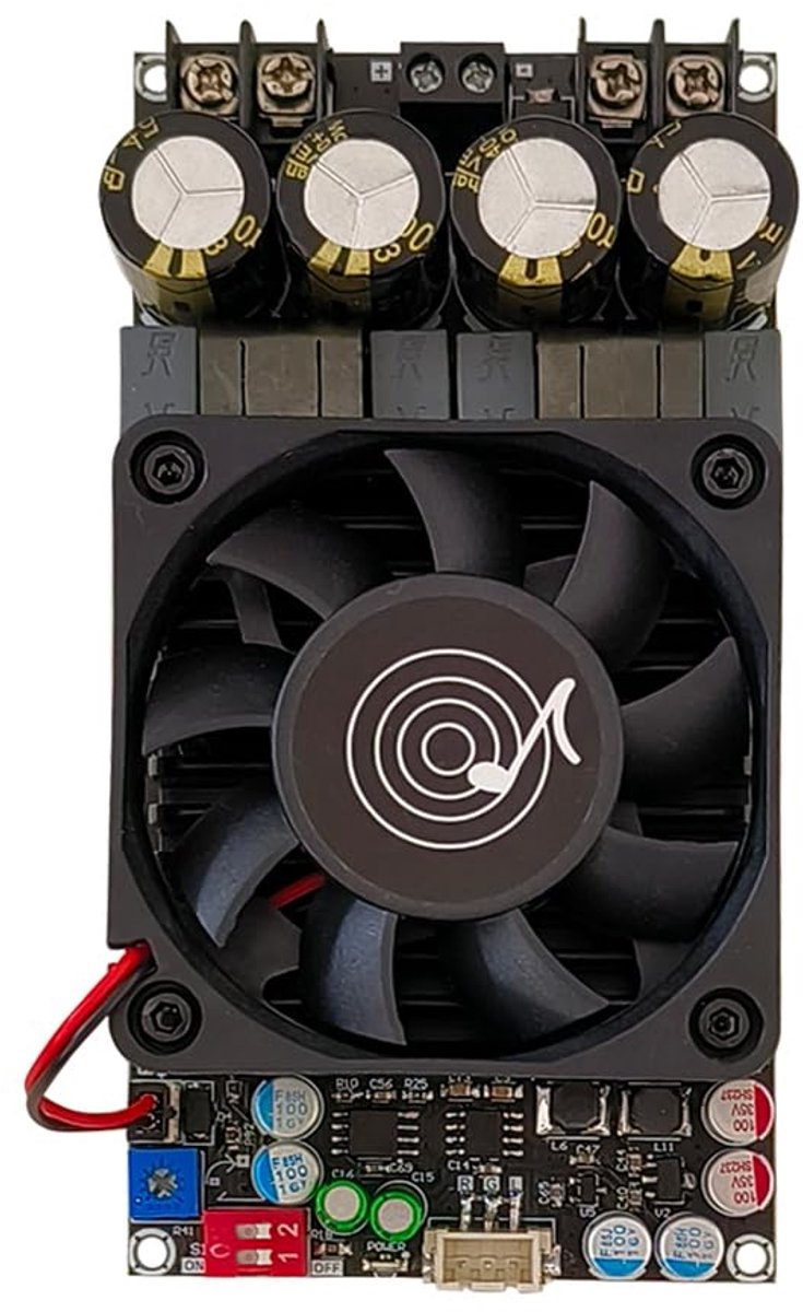 SnelShoppen - ZK-3002 Geluidsversterker Module 300 W, Digitale Versterker met Stereo/Mono, TPA3255, 600 W Uitgang, Ideaal voor DIY Speakers en Surroun
