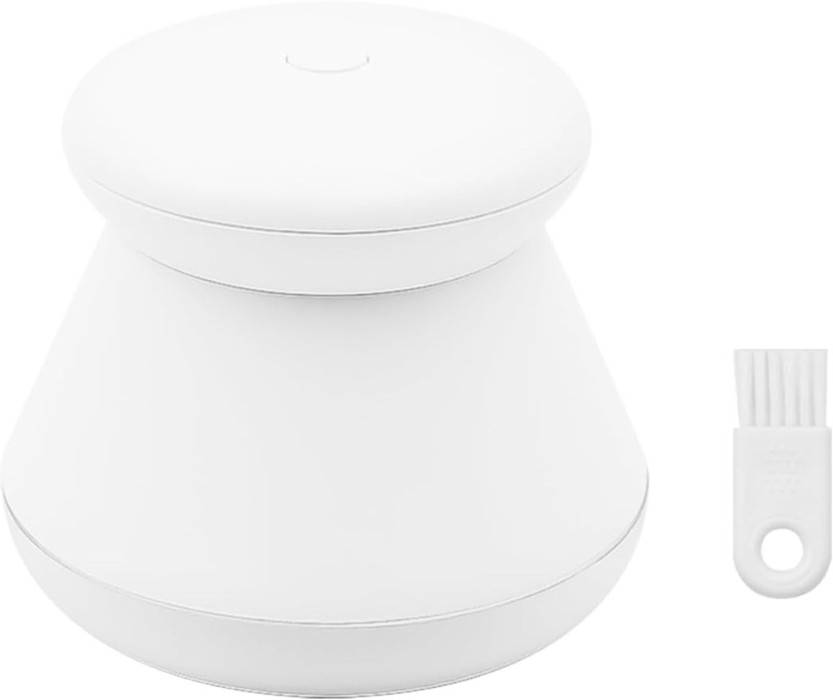 SnelShoppen - Draadloze Elektrische Pluizenverwijderaar met Licht, USB Oplaadbare Pluizenverwijderaar voor Kleding, Truien, Wol Tapijt (Wit)