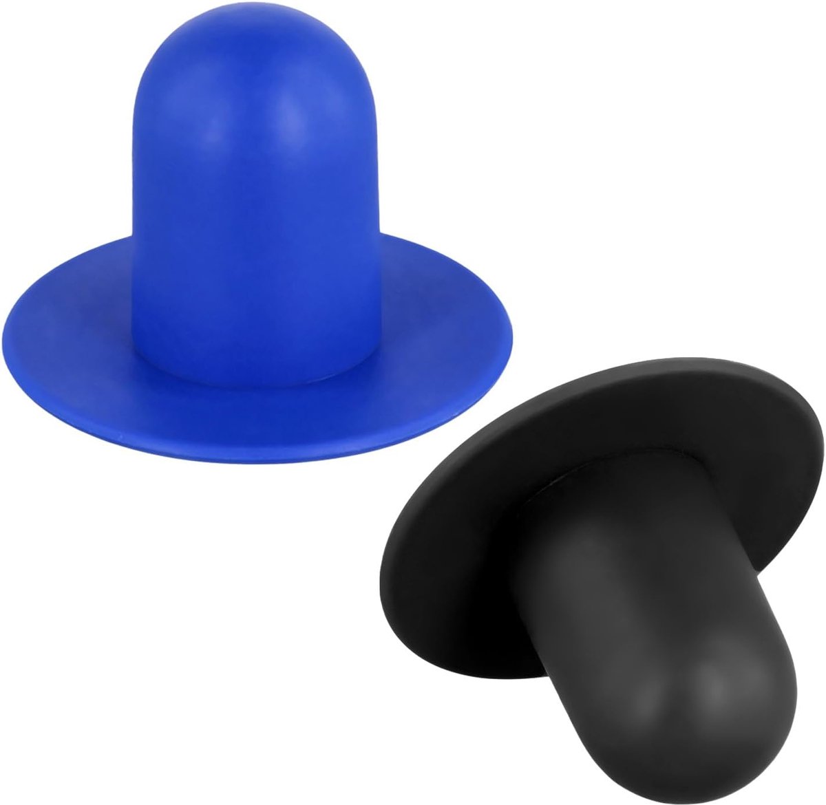 Zwembadstopcontacten 2 Stuks - Blauw, Zwart - Vervangbare Pluggen voor Filterpomp - Houdt Water Vast tijdens Onderhoud - ShopVlot