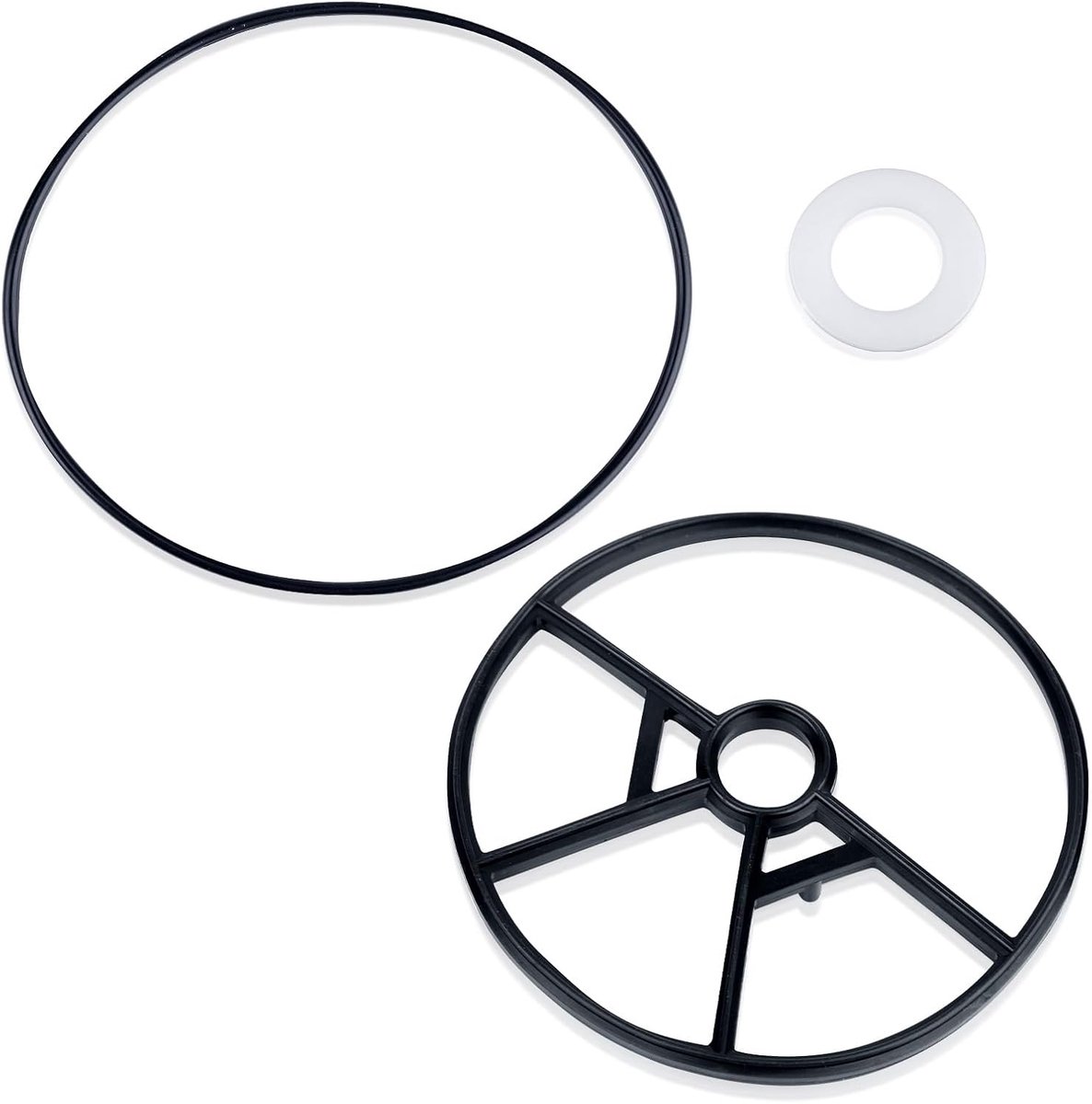 SnelShoppen - 3-delige Spider Gasket Set voor zwembad zandfilter, vervangingsonderdelen voor klep, O-ring, hoog-elastisch, duurzaam, ideaal voor Haywa