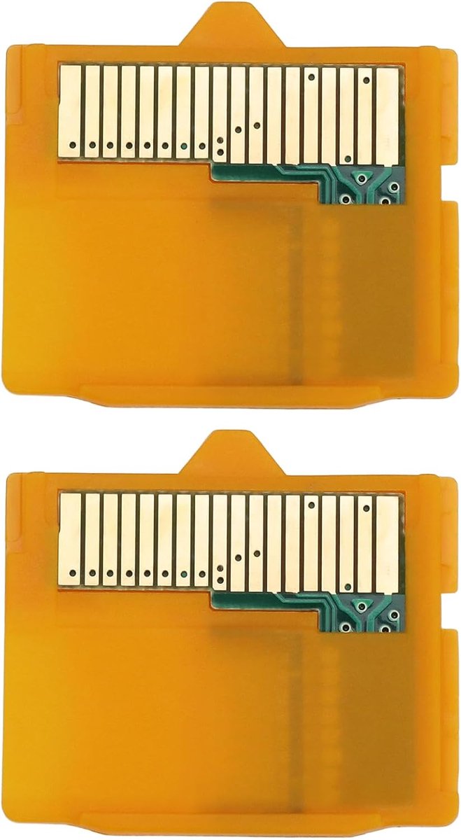 MicroSD naar XD Kaartadapter - 2 Stuks - Geel - Compatibel met Olympus Camera's - Gemakkelijk geheugen uitbreiden - ShopVlot