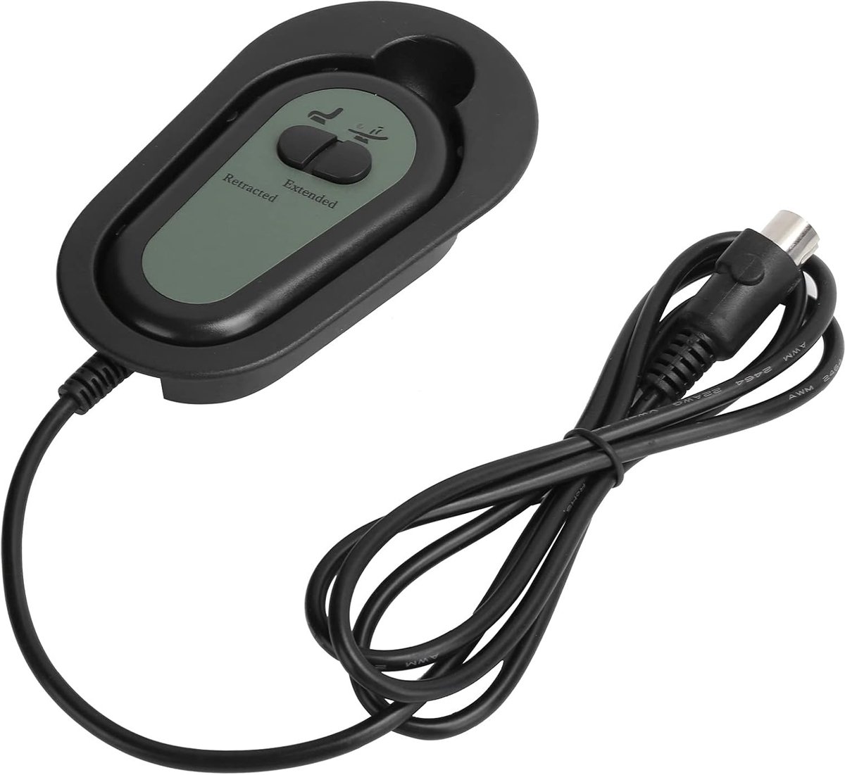 SnelShoppen - Elektrische Fauteuil Bediening, Handmatige Controle Schakelaar voor Stoelen, 2 Knoppen Telescopische Lift Controle, 5-pins Aansluiting,