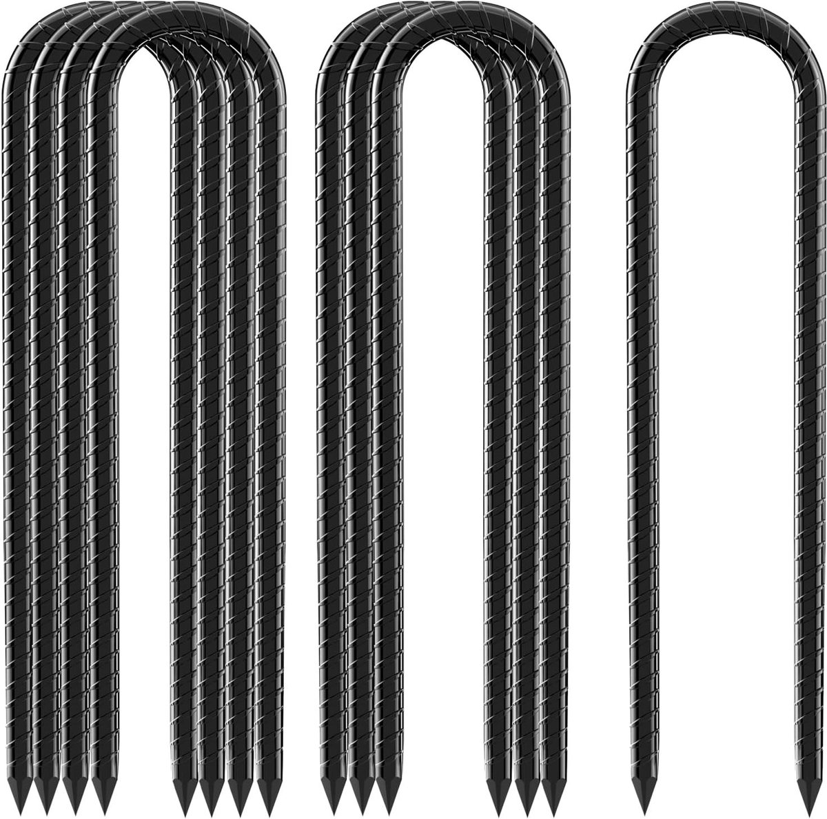 Tentharingen - 30,5 cm - 8 Stuks - Duurzame U-haken voor Bevestiging - Voor Tuin en Buitensport
