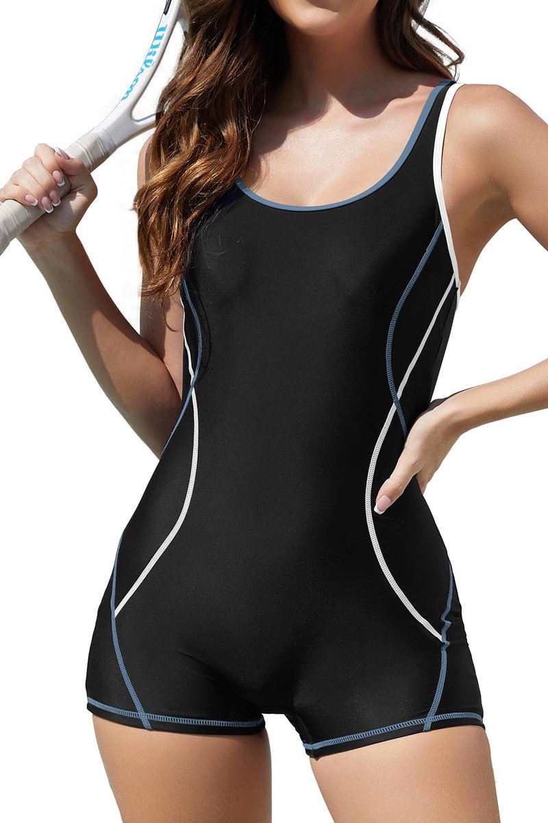Solidchoice - Racerback Badpak voor Vrouwen - Sportieve Swimwear