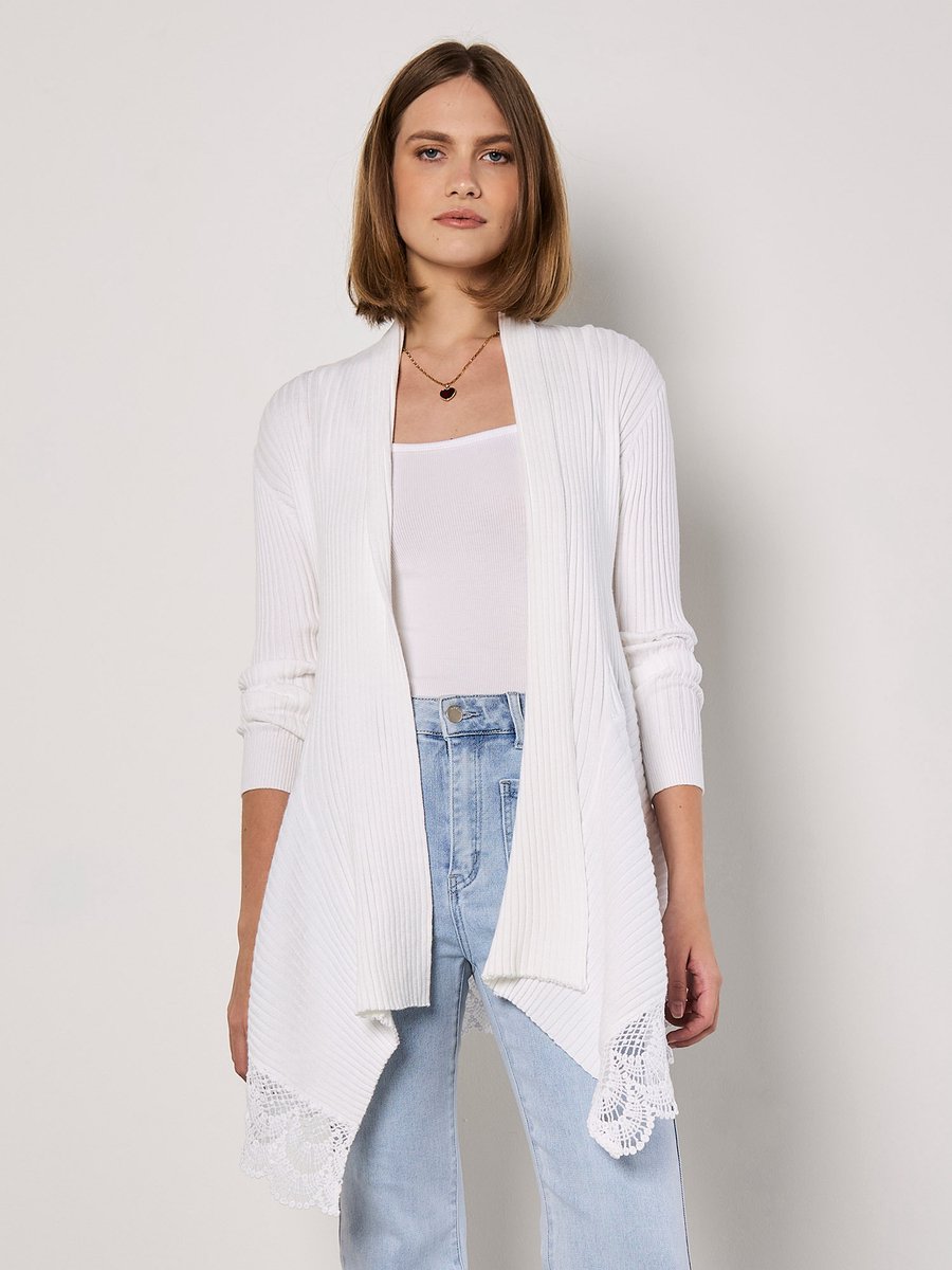 Jumper met strik en pailletten