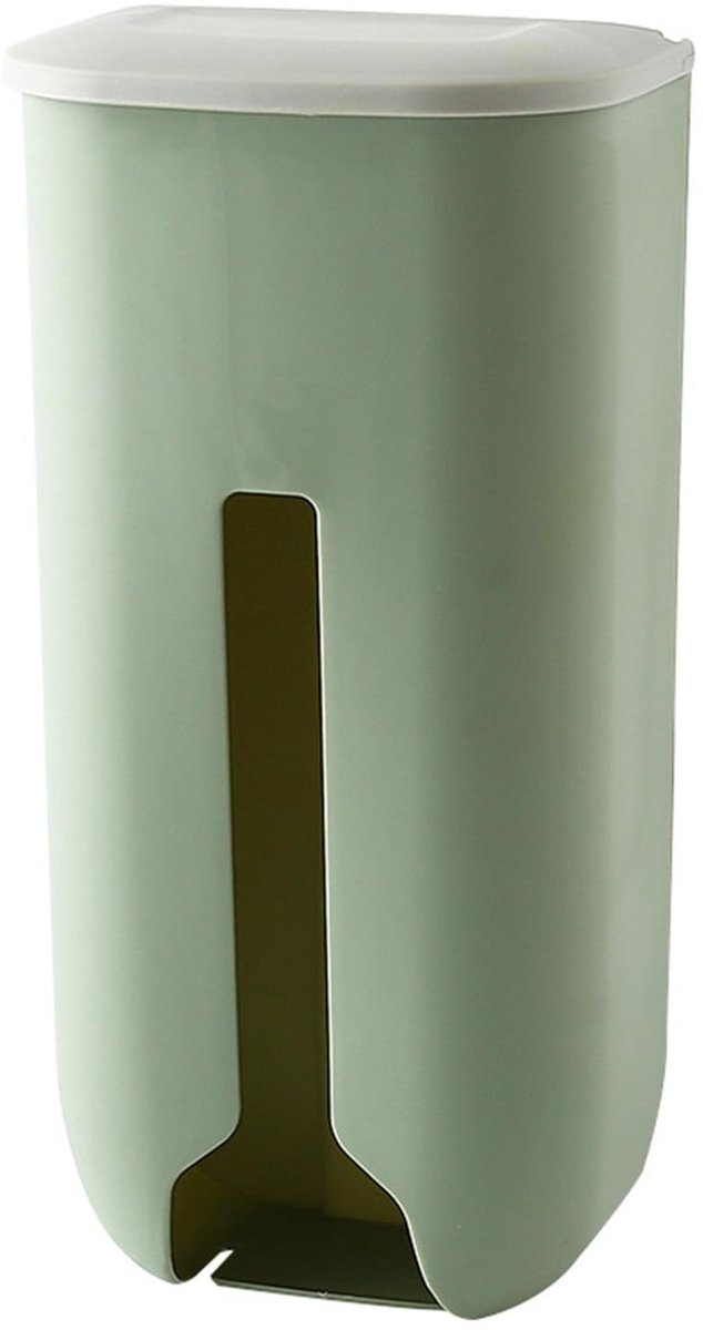 Solidchoice - Plastic Zakkenhouder met Zichtbare Bodemopening - 10L Wandmontage