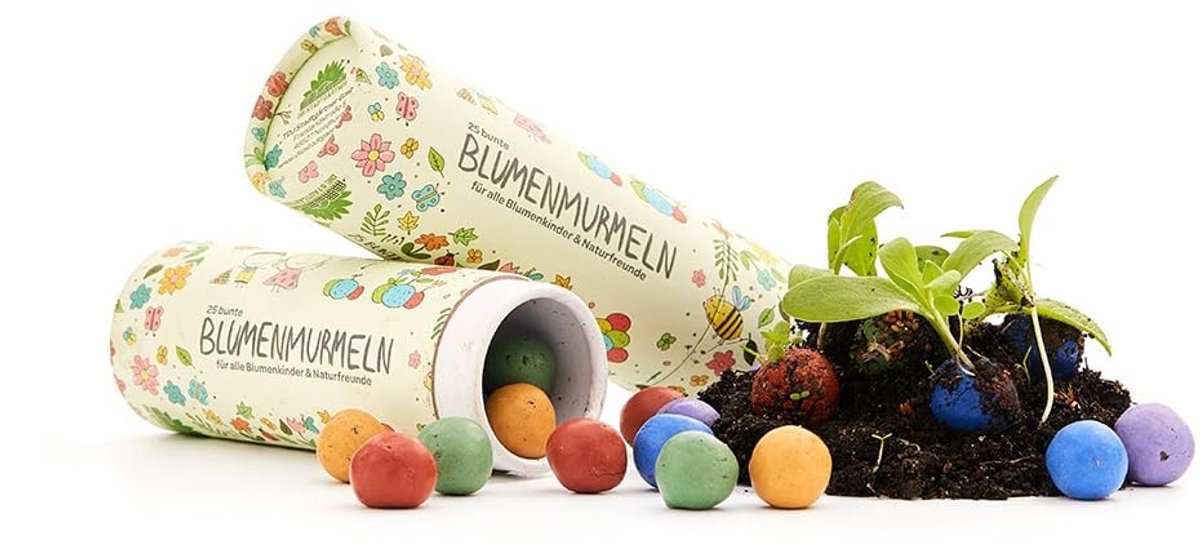 Solidchoice - Handgemaakte Kleurrijke Zaadbommen voor Bloemen