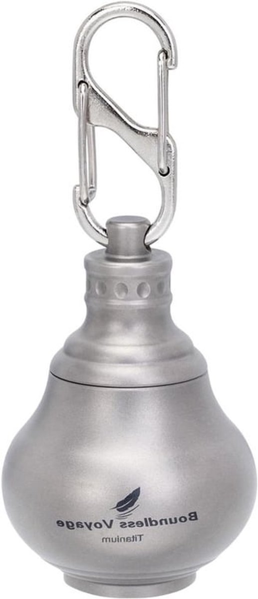Ultralichte Waterdichte Mini Pillenfles Sleutelhanger voor Medicijnen en Vitaminen - Draagbare Opbergpot voor Outdoor Reizen en Noodsituaties (32,5 g)