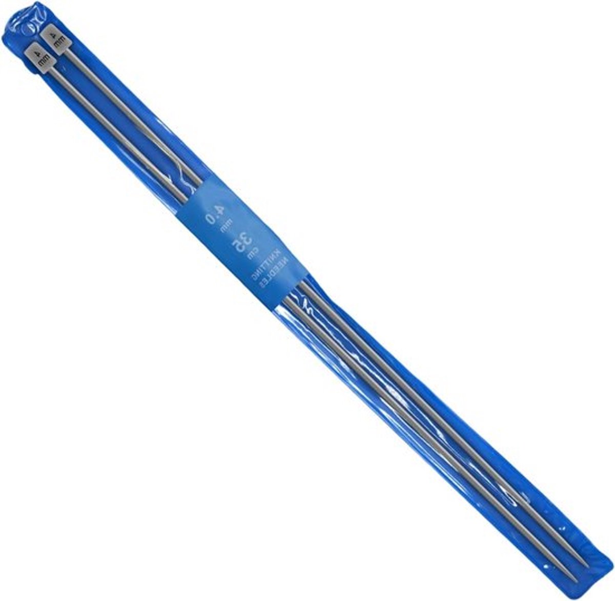 Set van 2 Aluminium Breinaalden van 35 cm - Ideaal voor Handgemaakt Breiwerk, Trui en DIY Projecten (4mm)