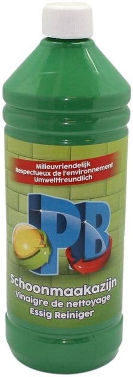 Solidchoice - Schoonmaakazijn, 1 Liter, Set van 12