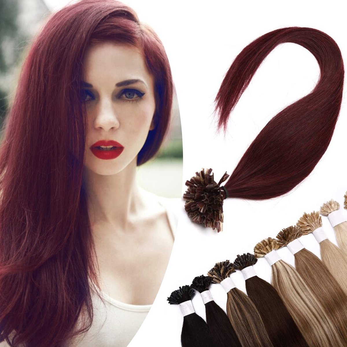 Solidchoice - Haarverlenging met Keratine U-Tip voor Professionele Styling