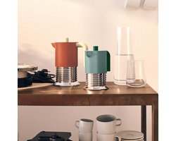 Alessi Vite Percolator - 6 kops - Bruin - Inductie