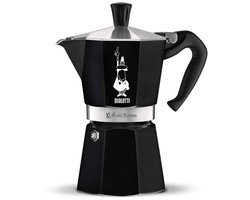 Bialetti Moka Express - Percolator - 6 kops - Aluminium - Zwart