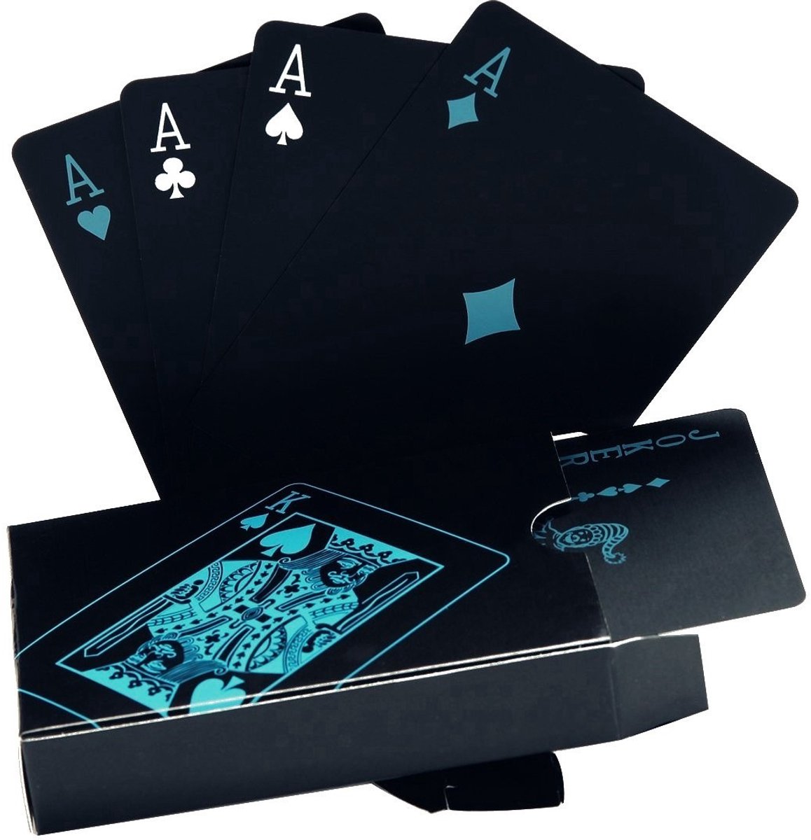 Solidchoice - Waterdichte Pokerkaarten van Plastic - Set van 54