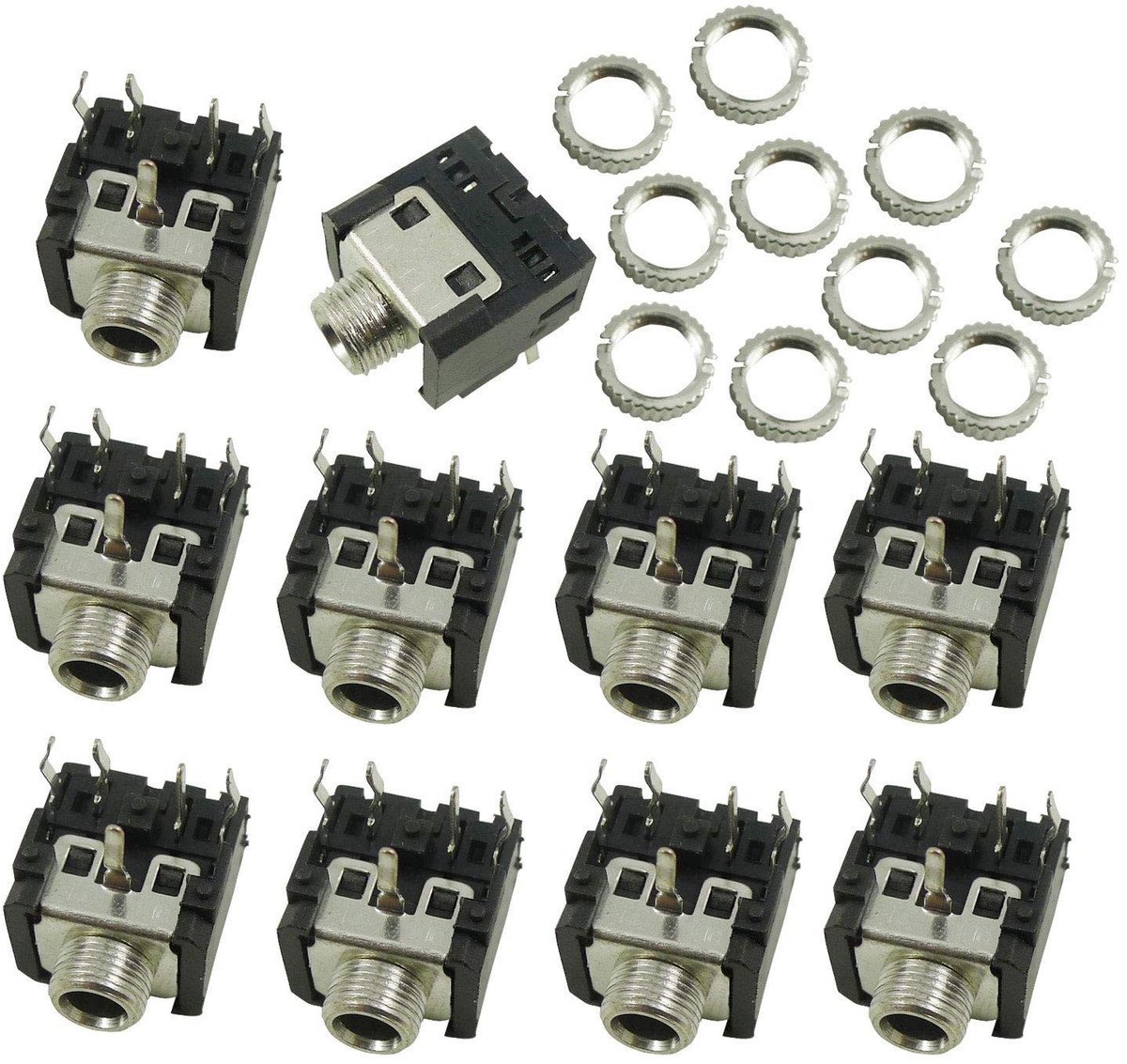 Solidchoice - Set van 10 Hoofdtelefoon Jack 3.5mm