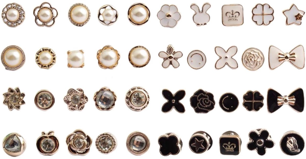 Solidchoice - 40 Stuks Onzichtbare Veiligheidsbroches voor Kleding en Accessoires