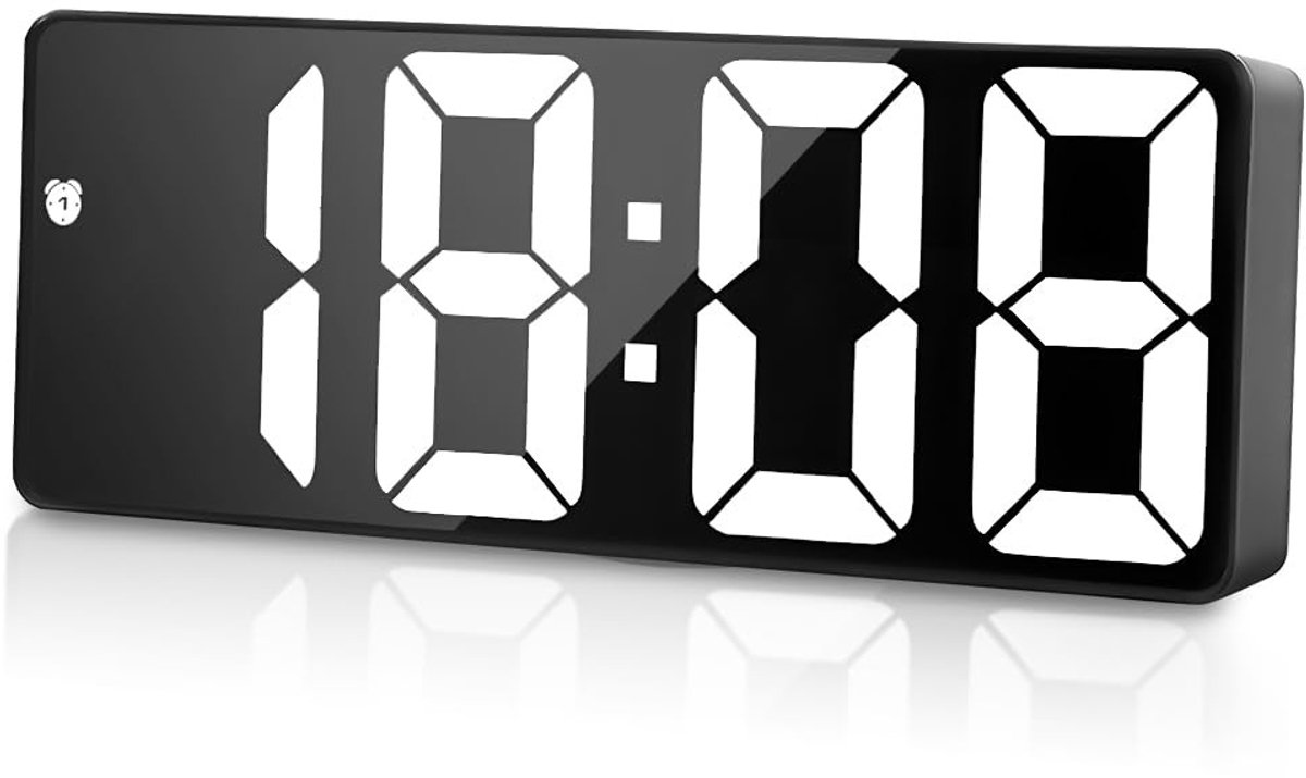 Solidchoice - Digitale Weckklok met Temperatuurinstelling en Snoozefunctie