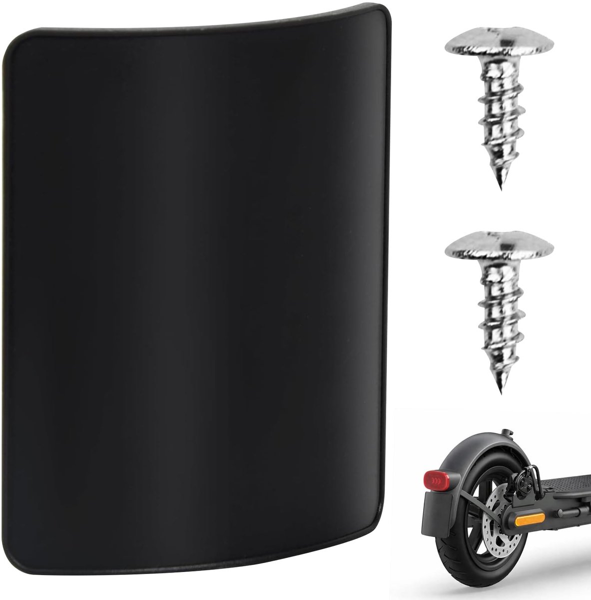 Solidchoice - Nummerplaat Houder voor E-Scooter (Zwart)