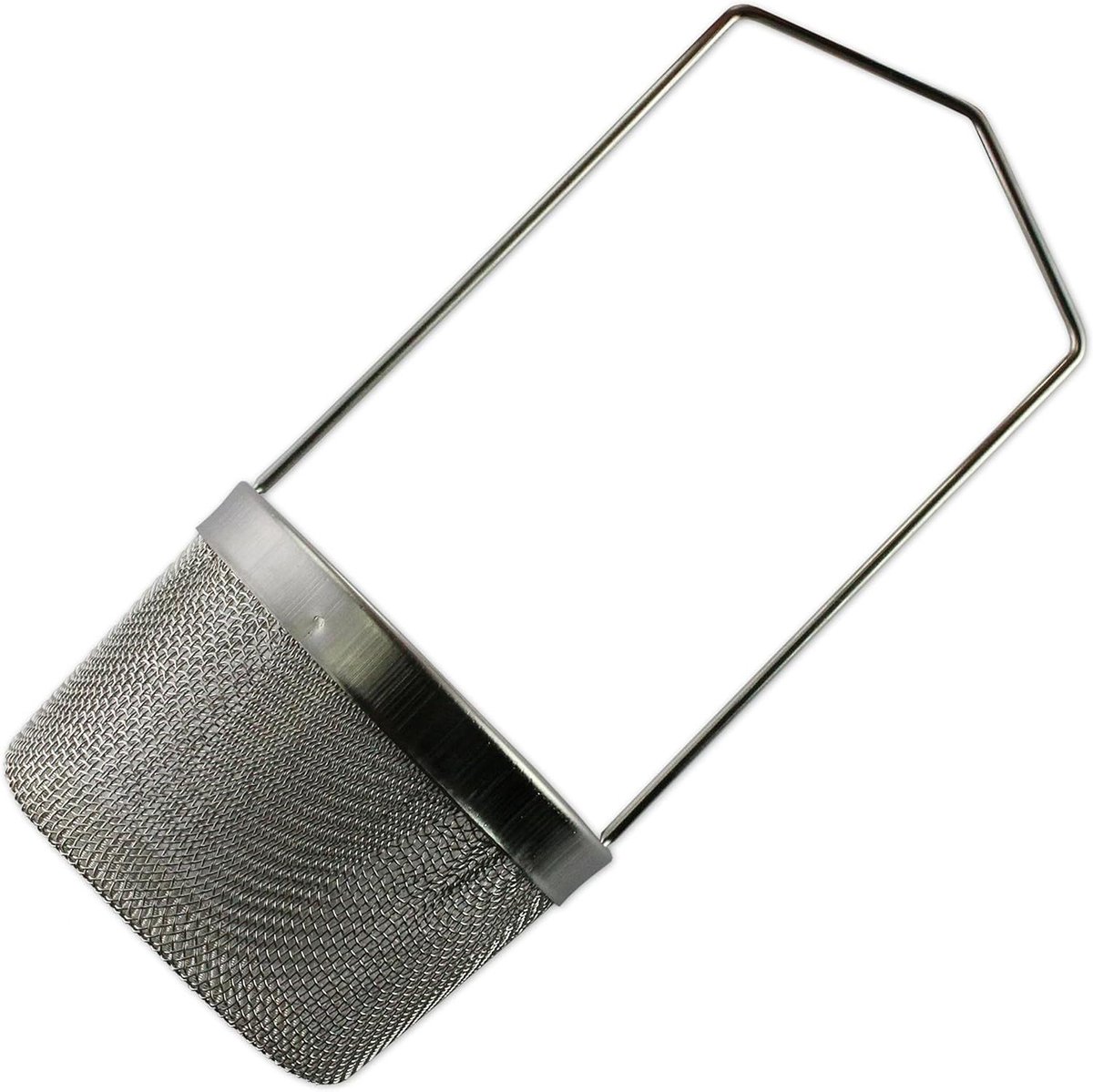 Reinigingsmand RVS - Ultrasone Mand - Sieraden Reinigen - Fijnmazig Net - 7x5 cm - Zilver