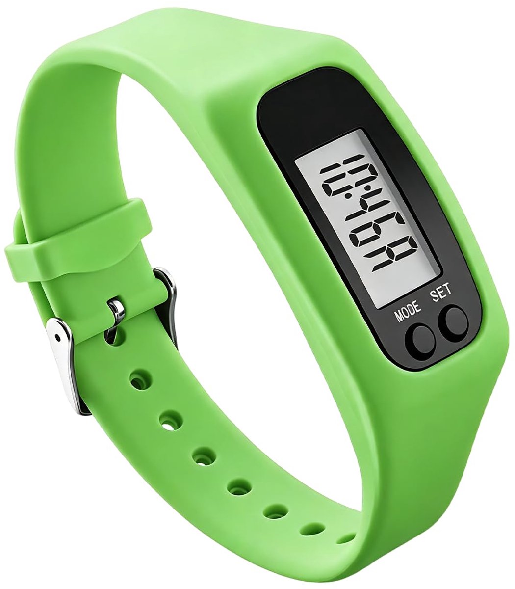Stappenteller activiteitenarmband, digitale stappenteller, zonder app, zonder Bluetooth - ShopVlot