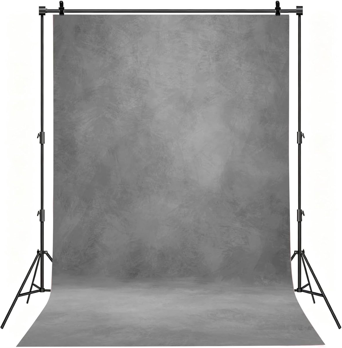 Fotoachtergrond, stof, 250 x 300 cm, grote vouwarm, reflectievrij, wasbaar, met stangzak, perfect voor fotostudio - ShopVlot