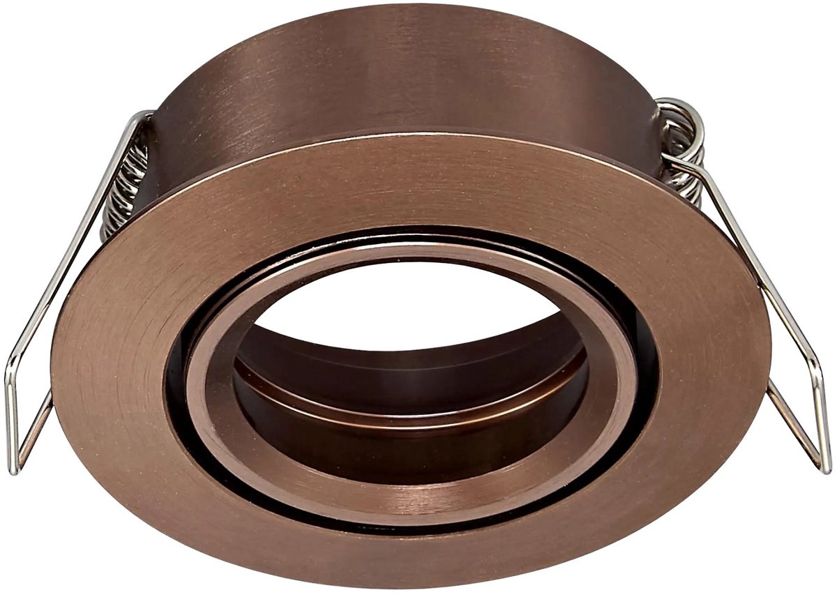 Saturn Mini verstelbare inbouwspot in brons, aluminium, MR11-fitting, lichtbron niet inbegrepen, Deco-collectie