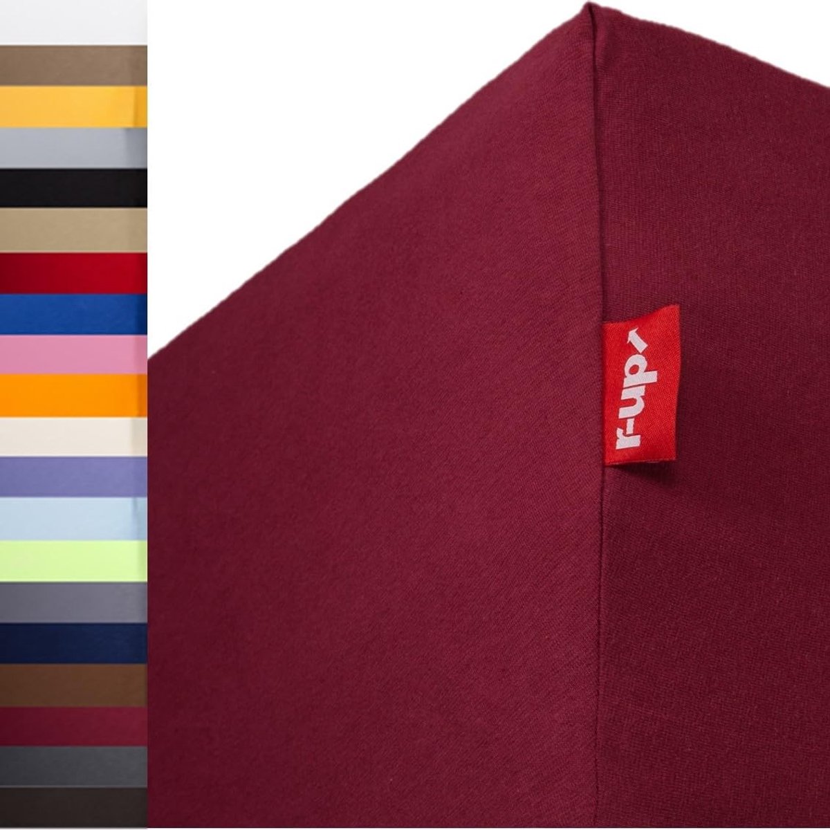 Solidchoice - Fitted Sheet 90x200 cm tot 35 cm Hoog - 97% Katoen en Oeko-TEX Certificaat