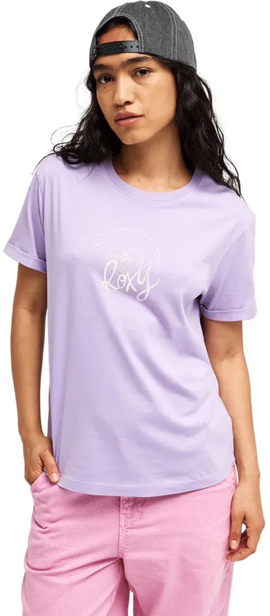 Roxy Vl Ocean Regular Co T-shirt Met Korte Mouwen Paars XS Vrouw