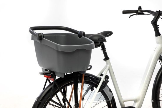 New Looxs Clipper - Fietsmand Hond - Bagagedrager - Hondenmand Fiets Achter - Geschikt voor Elektrische Fietsen - Boodschappen Fietsmand - Voor MIK bagagedrager - Zwart van New Looxs — afbeelding 2