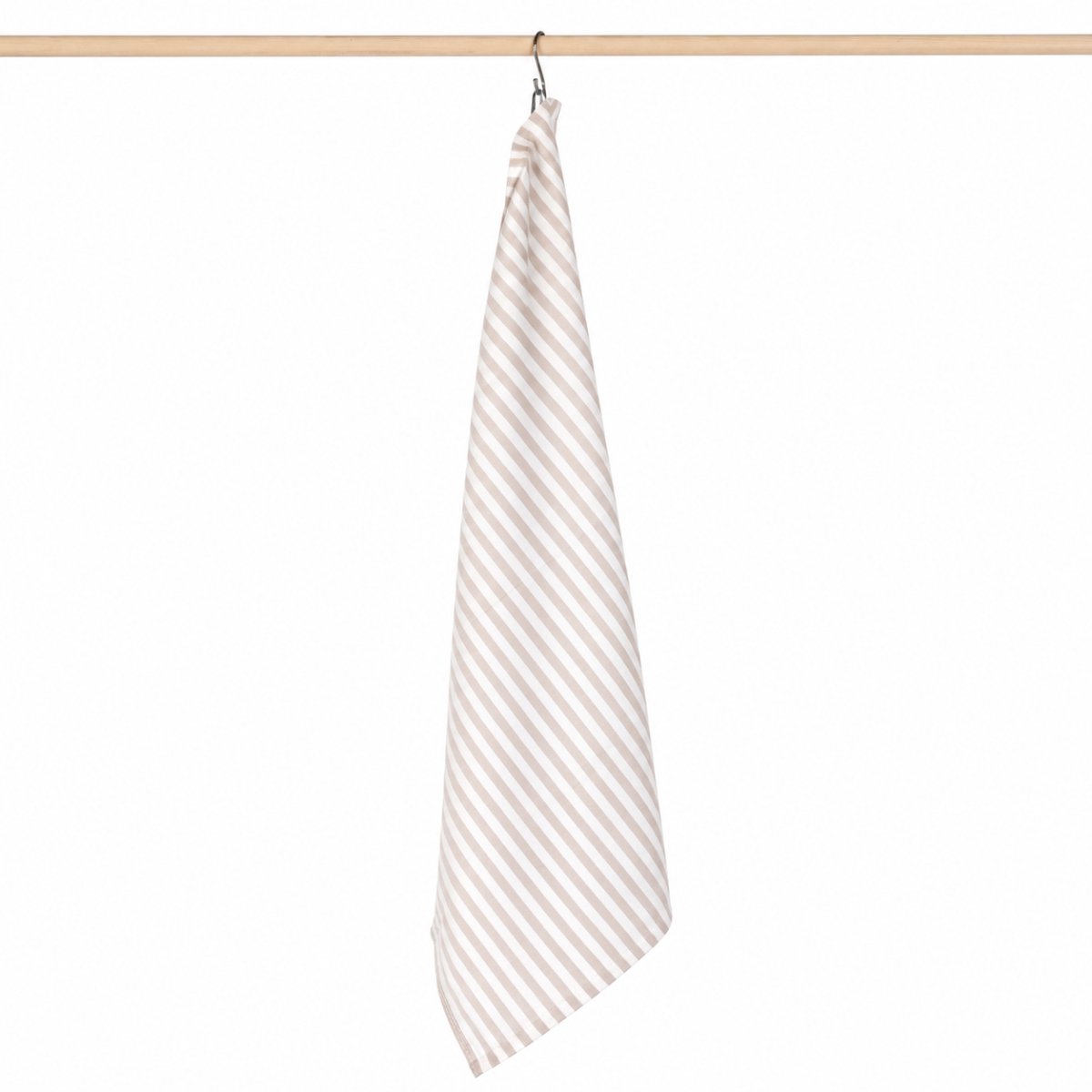 Jorzolino Theedoek Streep Sand 65x65