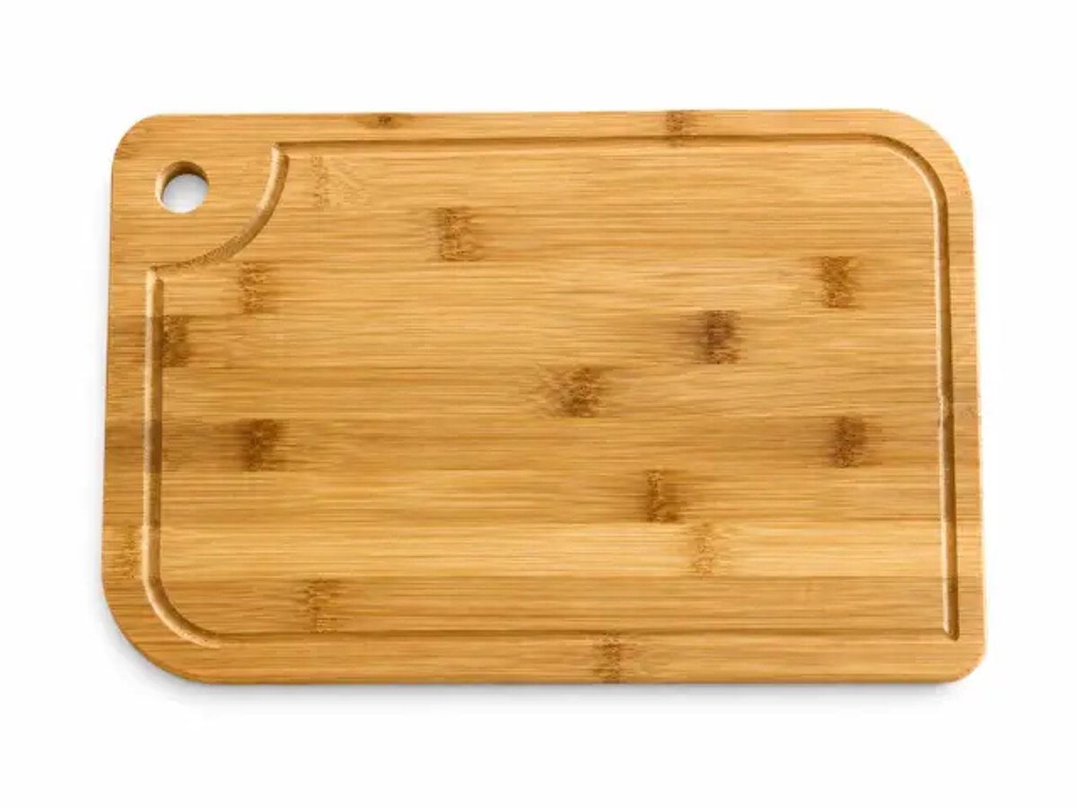 Bamboe snijplank – sapgeul – 33 x 23 cm – ophangopening