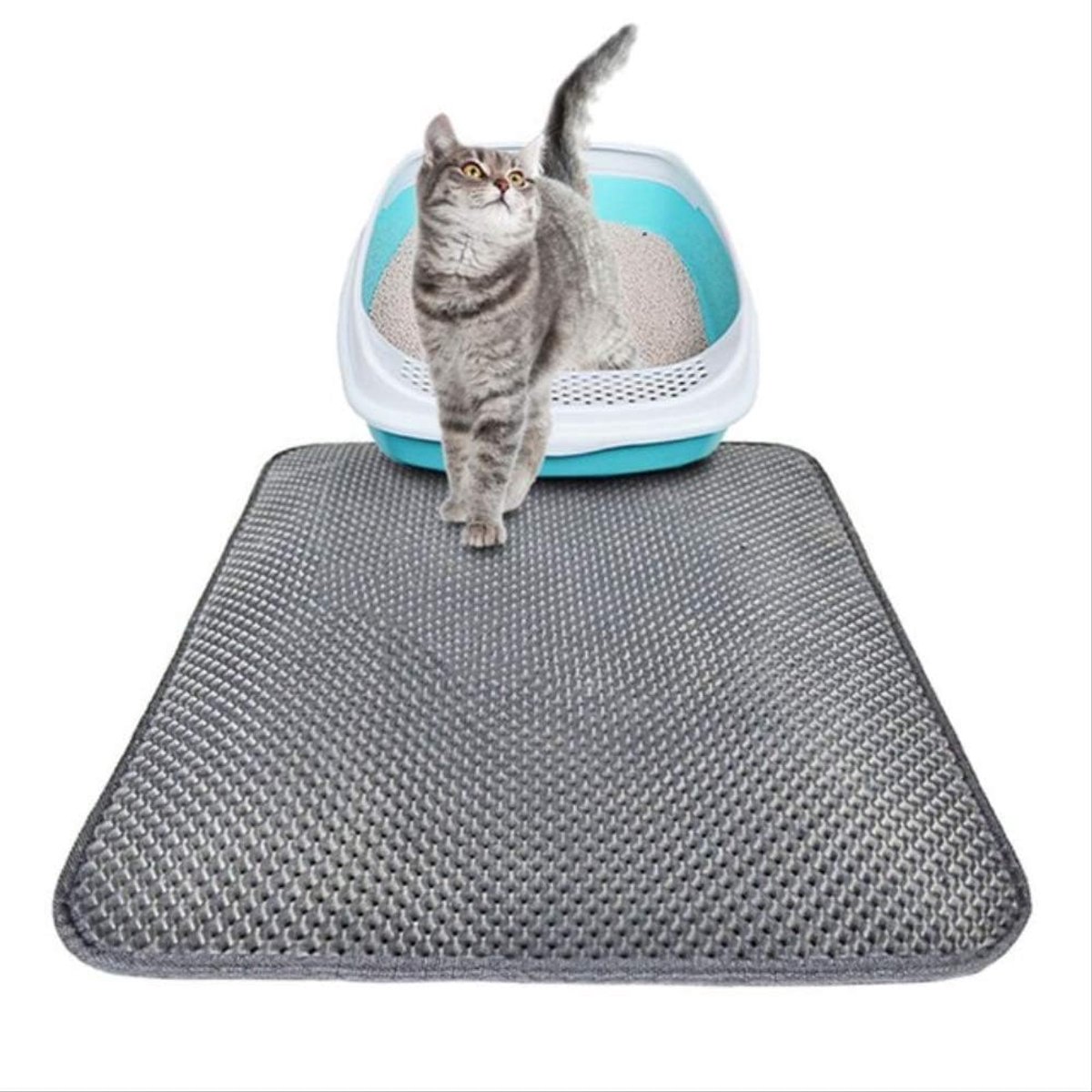Tappetino Lettiera Gatto Lettiera Voor Gatti Eva Doppio Strato Lettiera Voor Gatti Trappola Voor Animali Domestici - ShopVlot